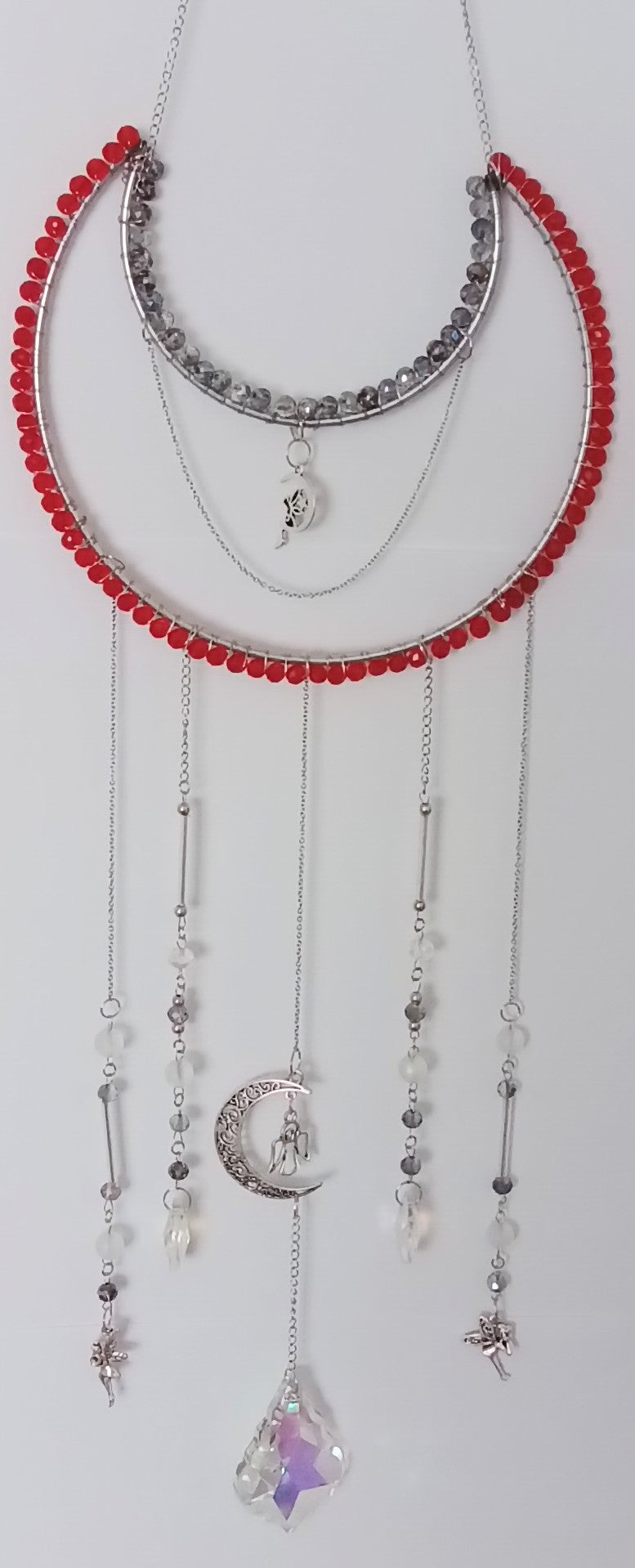 Moon shaped suncatcher